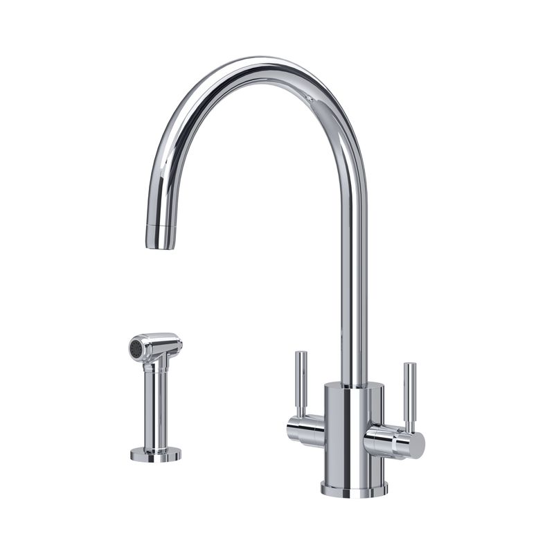 Perrin &amp; Rowe - JULIET ROUND Küchenarmatur - Monoblock, mit Tischbrause