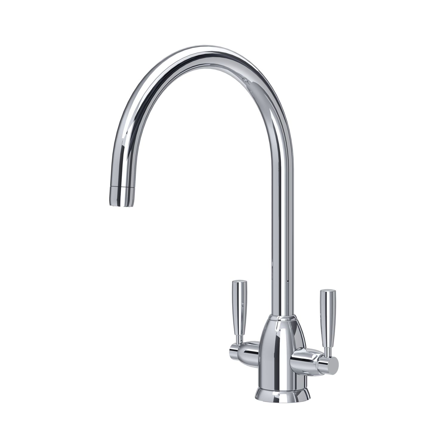 Perrin &amp; Rowe - LANGBOURN Küchenarmatur - Monoblock, 2 Hebel, Ausführung: Chrome