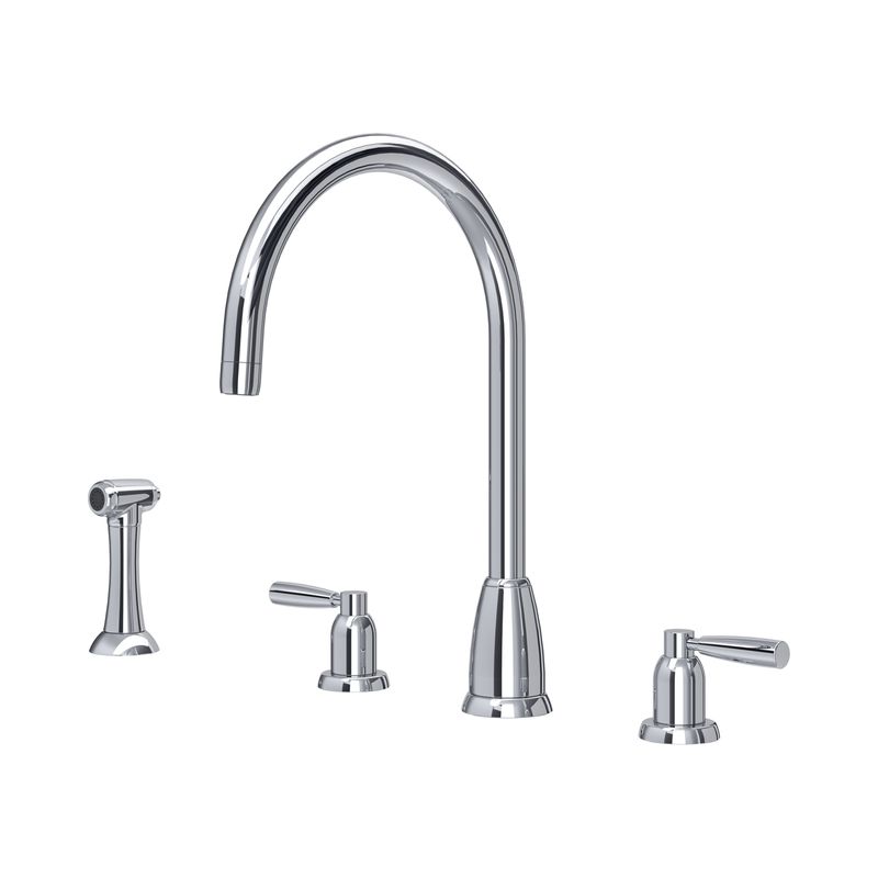 Perrin &amp; Rowe - LANGBOURN Küchenarmatur - 3-Loch, mit Tischbrause