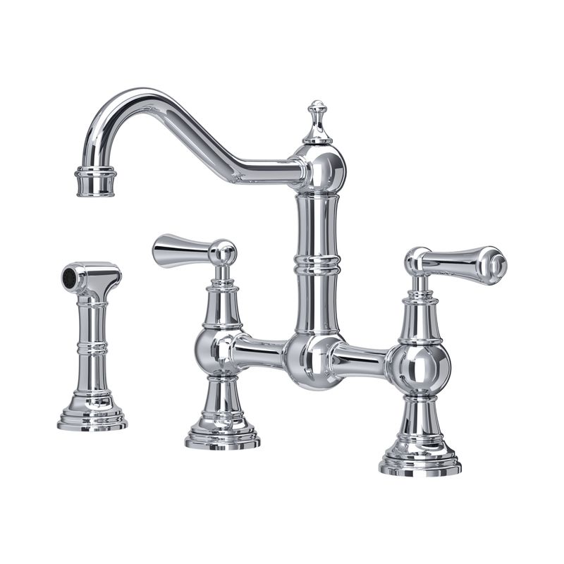 Perrin &amp; Rowe - PROVENCE Küchenarmatur - Brücke, mit Tischbrause