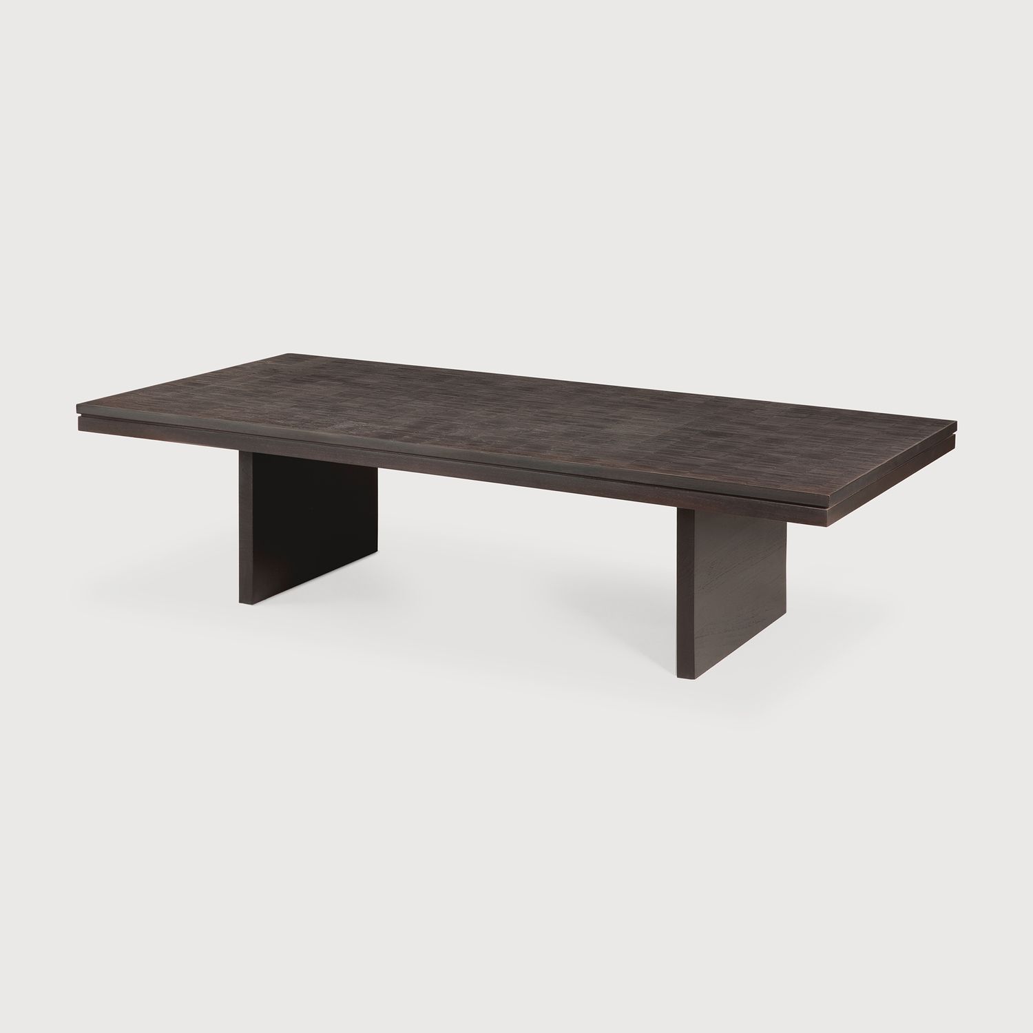 Ethnicraft - Grooves Couchtisch - Teak, schwarz