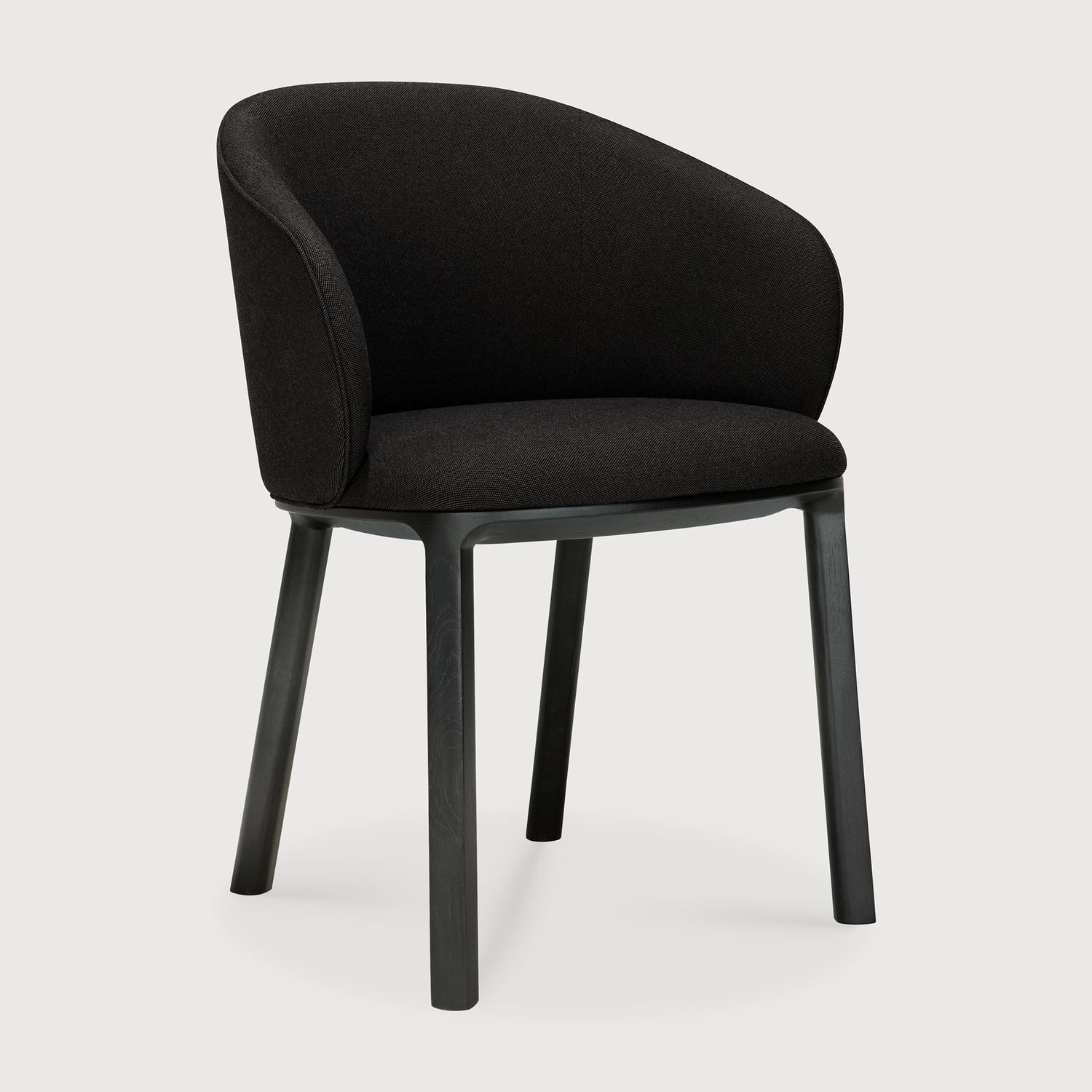 Ethnicraft - Unda Stuhl - Eiche, Charcoal