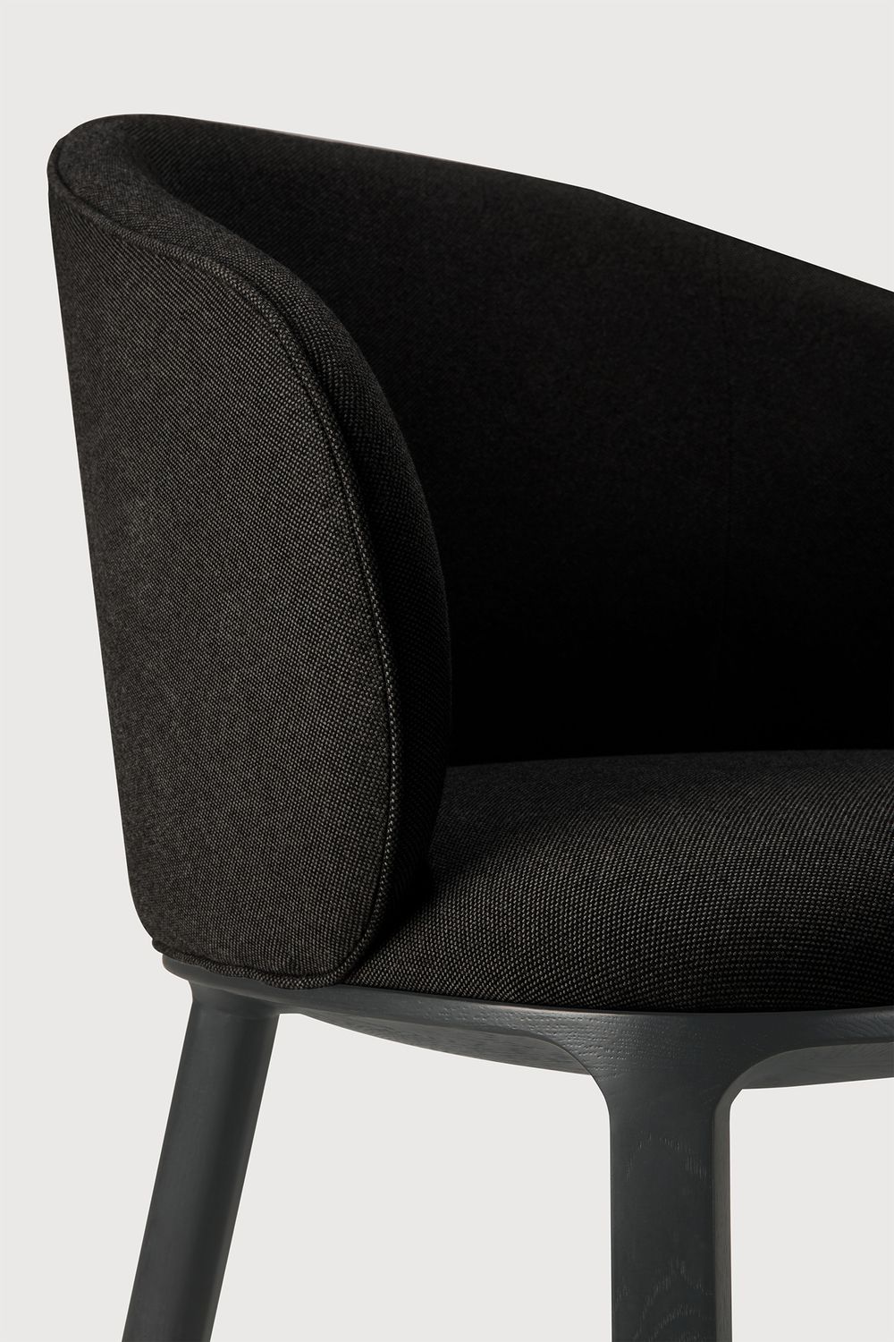 Ethnicraft - Unda Stuhl - Eiche, Charcoal