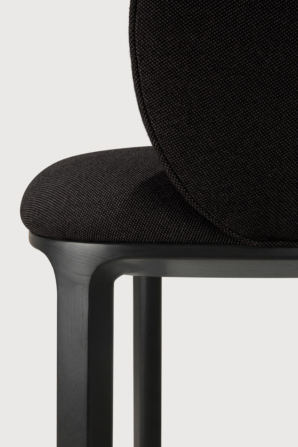 Ethnicraft - Unda Stuhl - Eiche, Charcoal