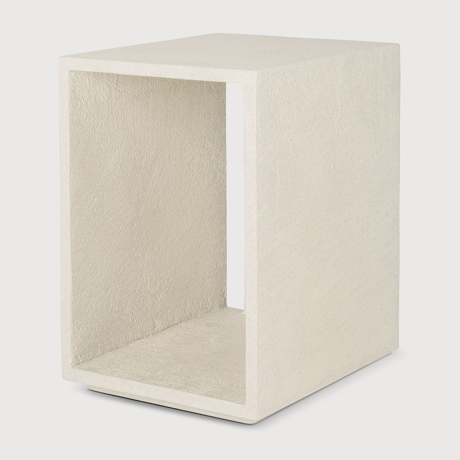 Ethnicraft - Elements Nachttisch - Microzement, Off White