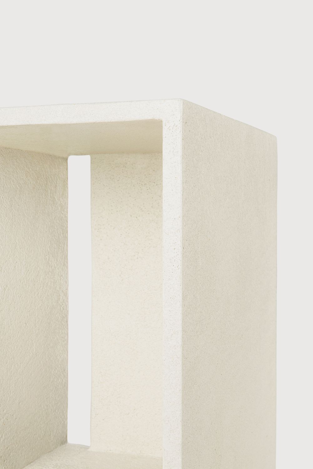 Ethnicraft - Elements Nachttisch - Microzement, Off White
