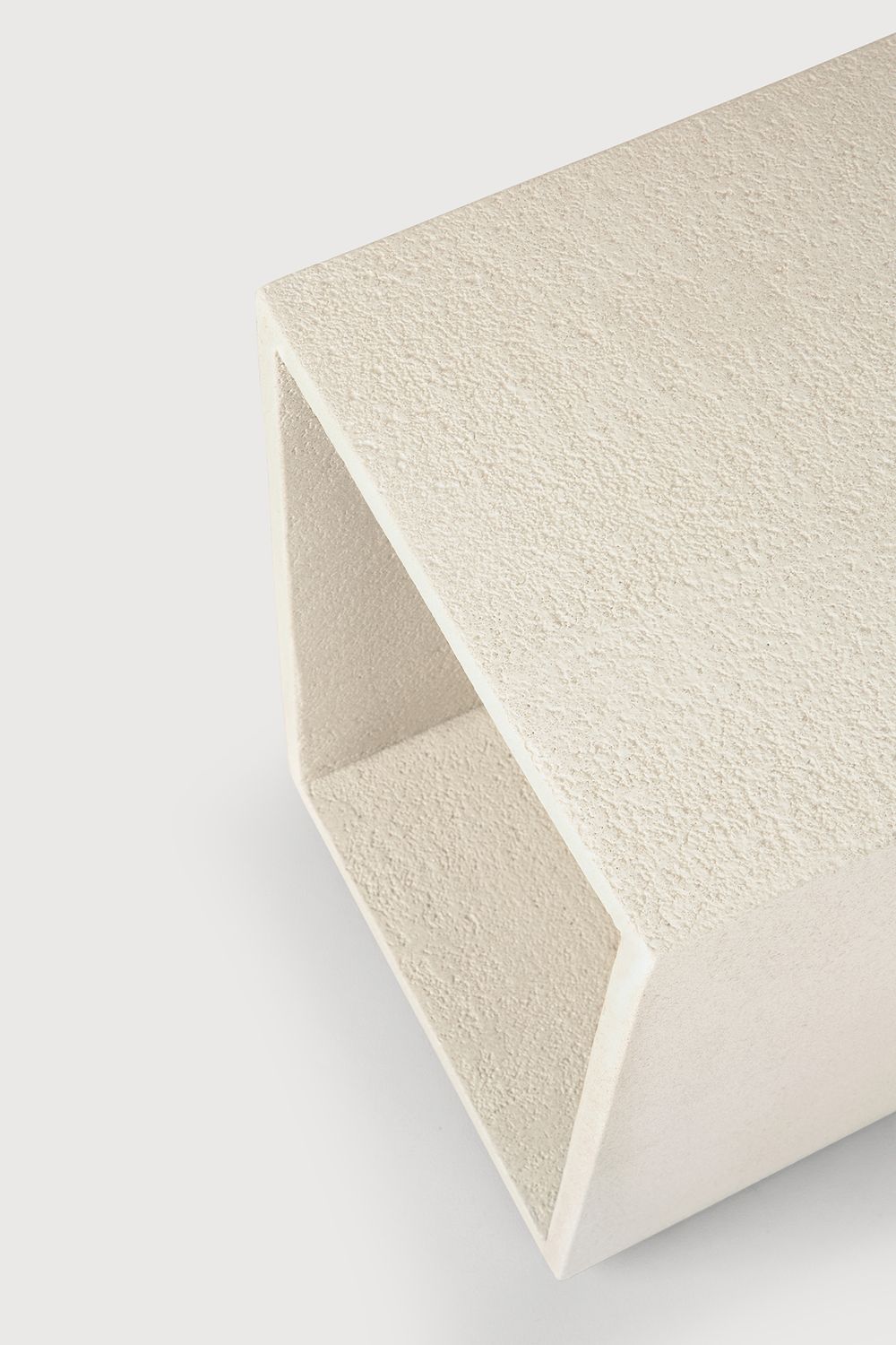 Ethnicraft - Elements Nachttisch - Microzement, Off White