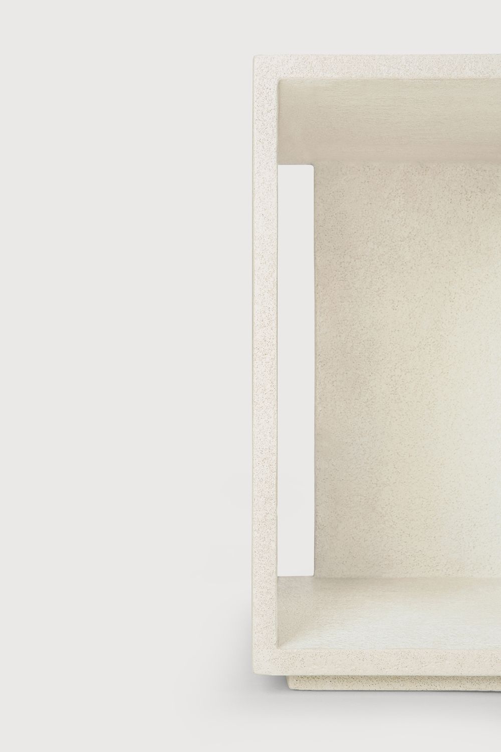 Ethnicraft - Elements Nachttisch - Microzement, Off White