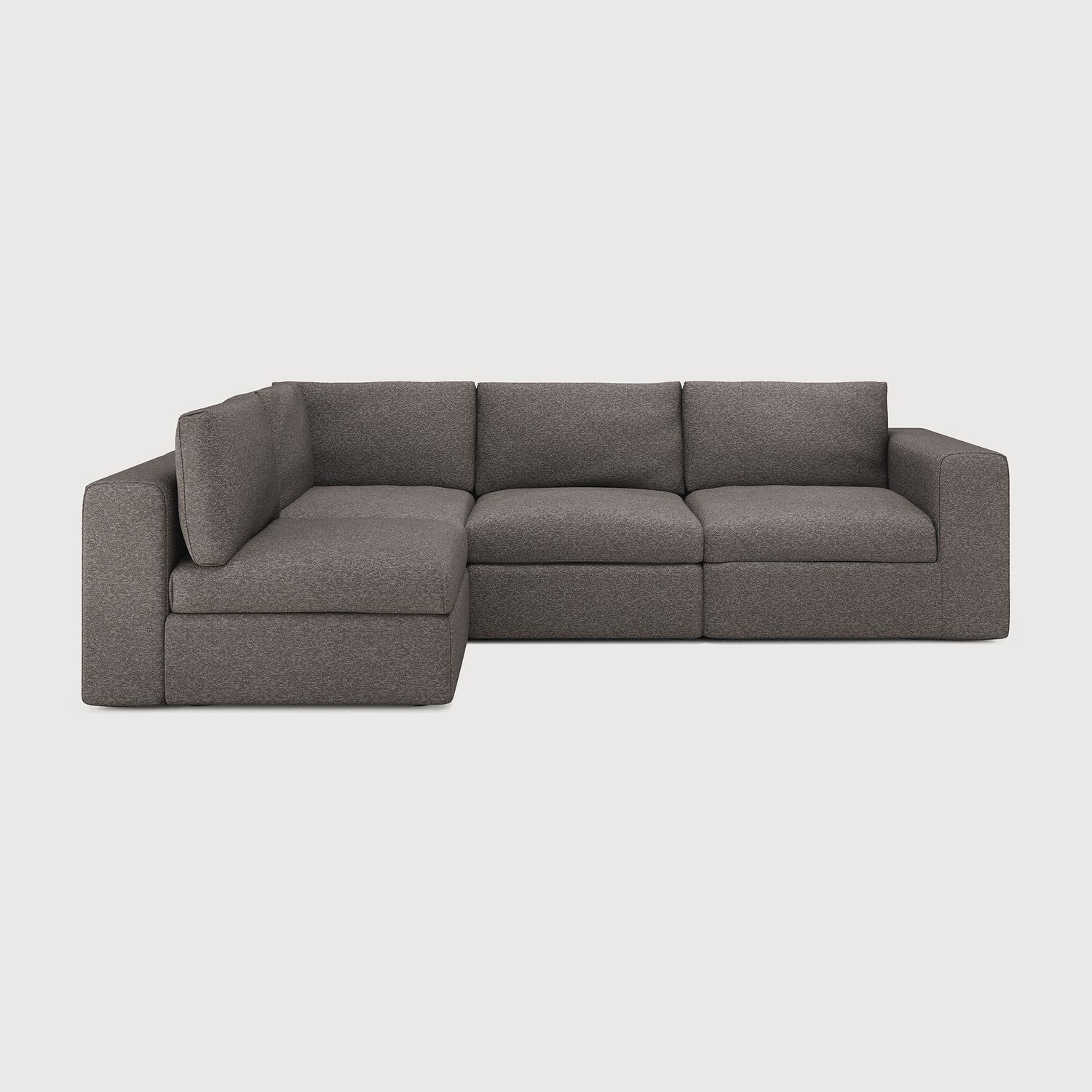 Ethnicraft - Mellow Modulsofa - 1-Sitzer, Granit