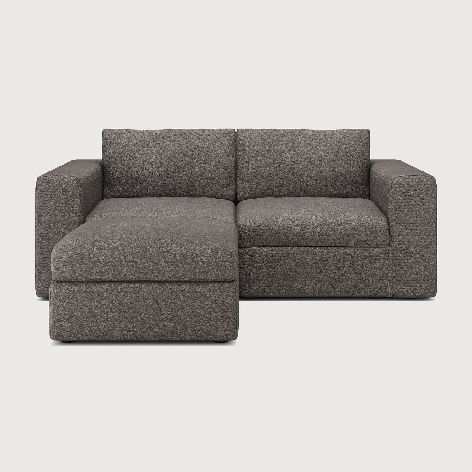 Ethnicraft - Mellow Modulsofa - 1-Sitzer, Armlehne links, Granit