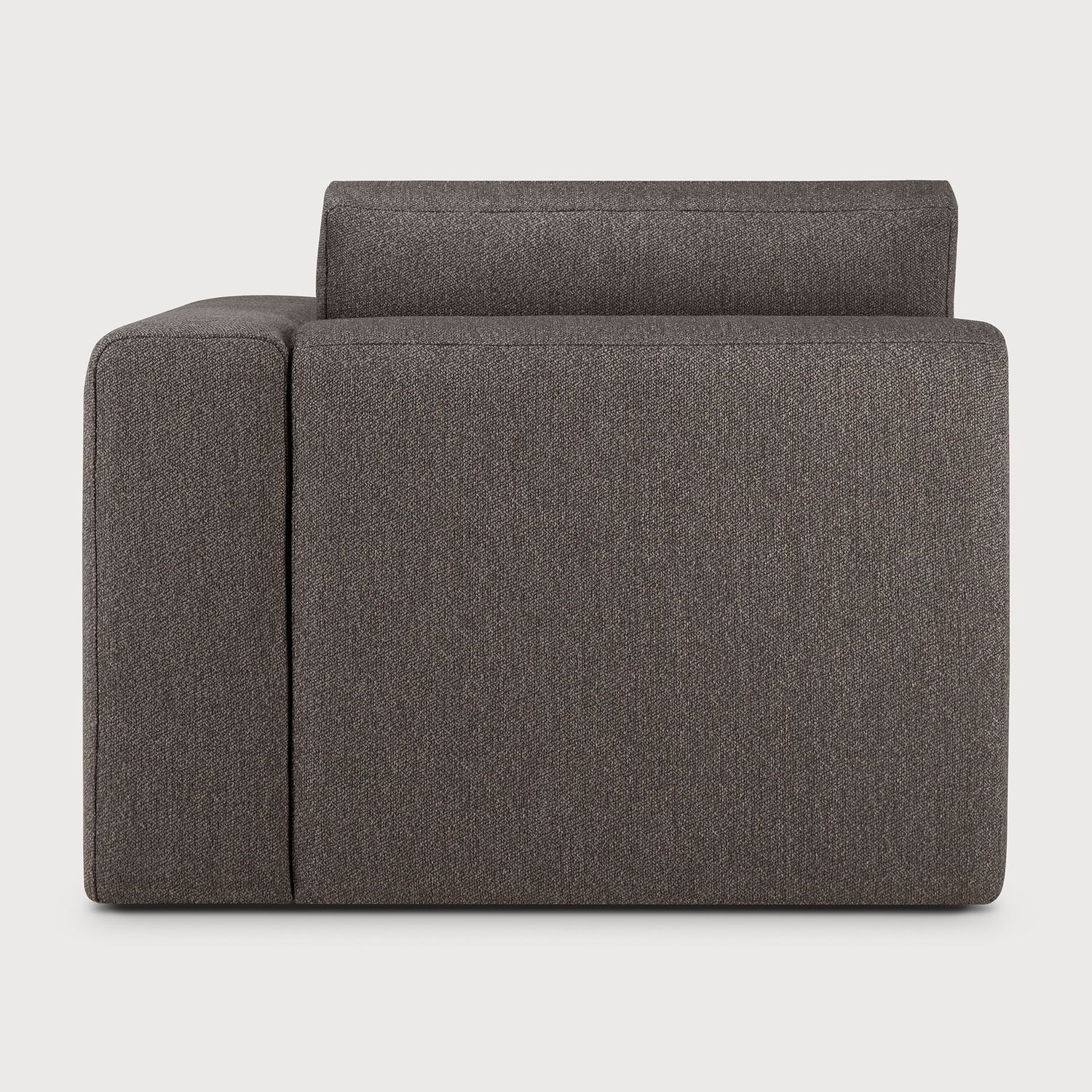 Ethnicraft - Mellow Modulsofa - 1-Sitzer, Armlehne links, Granit