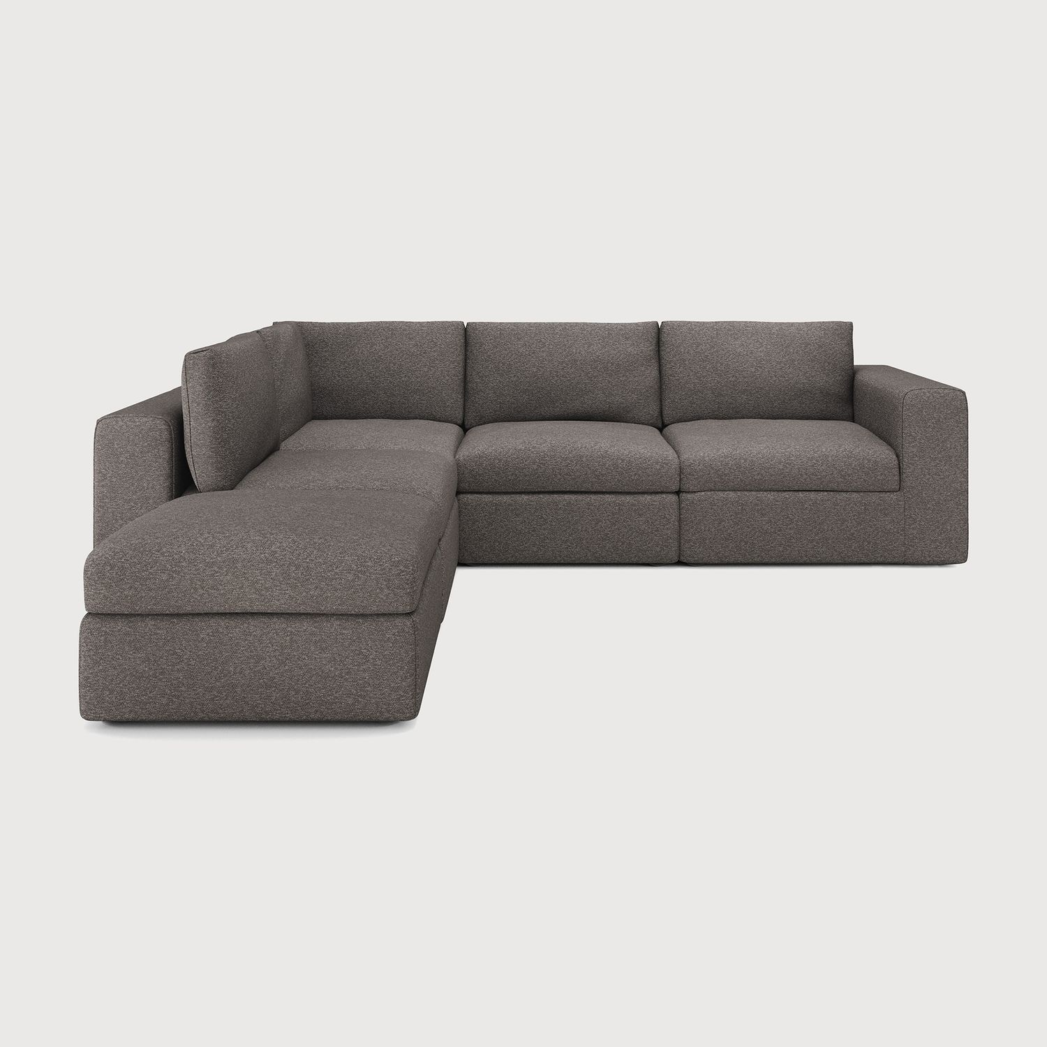 Ethnicraft - Mellow Modulsofa - Polsterhocker, Granit