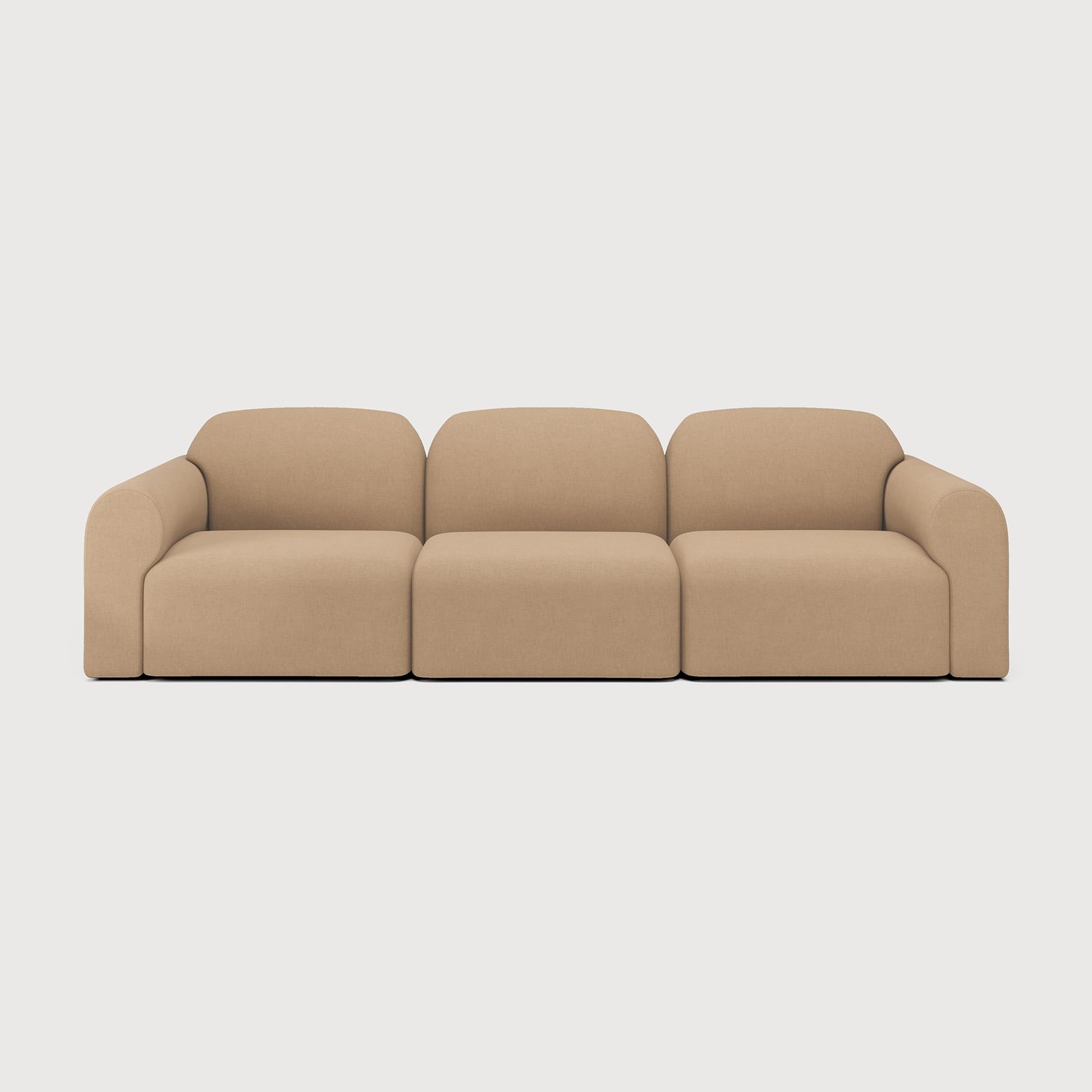 Ethnicraft - Bulky Modulsofa - 1-Sitzer, Light Sepia