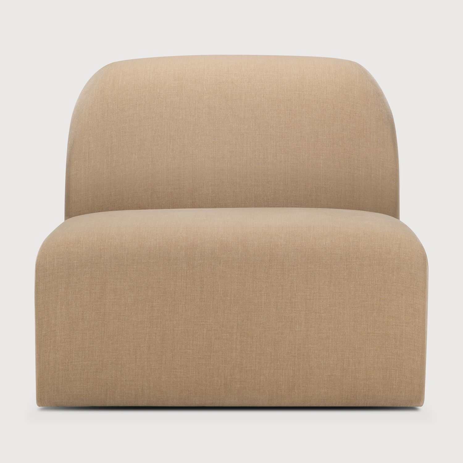 Ethnicraft - Bulky Modulsofa - 1-Sitzer, Light Sepia