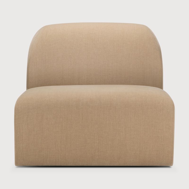 Ethnicraft - Bulky Modulsofa - 1-Sitzer, Light Sepia