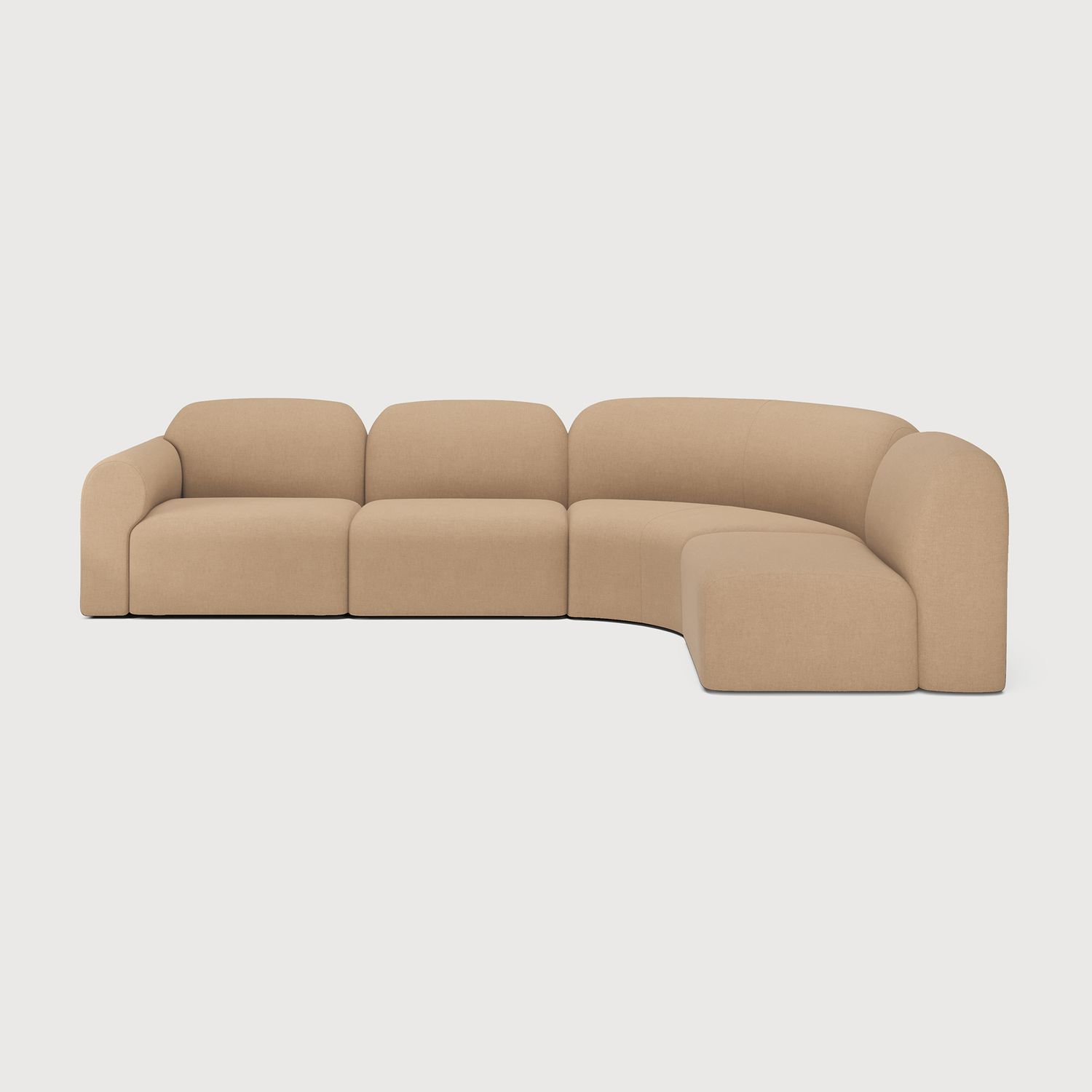 Ethnicraft - Bulky Modulsofa - 1-Sitzer, Light Sepia