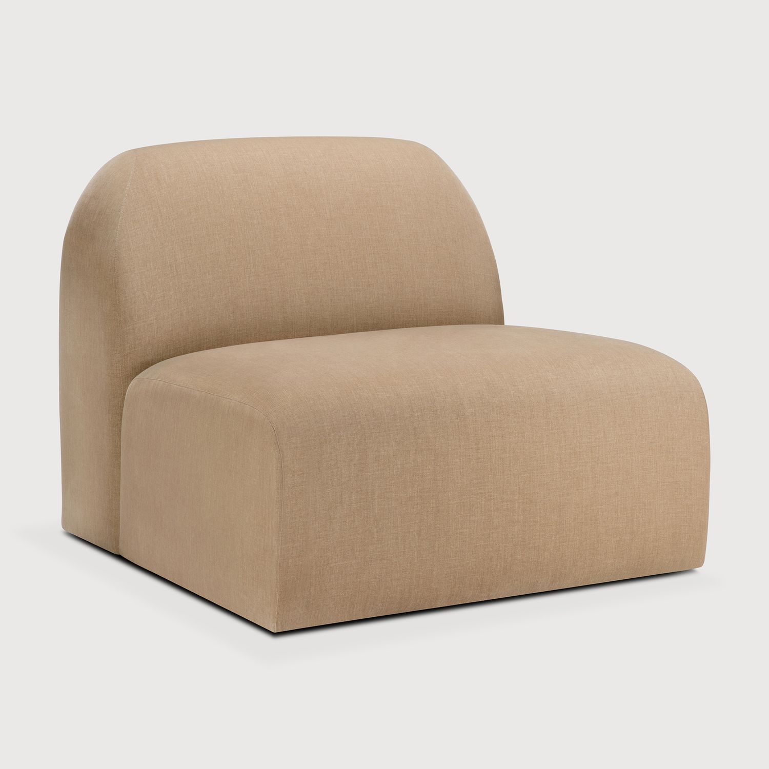 Ethnicraft - Bulky Modulsofa - 1-Sitzer, Light Sepia