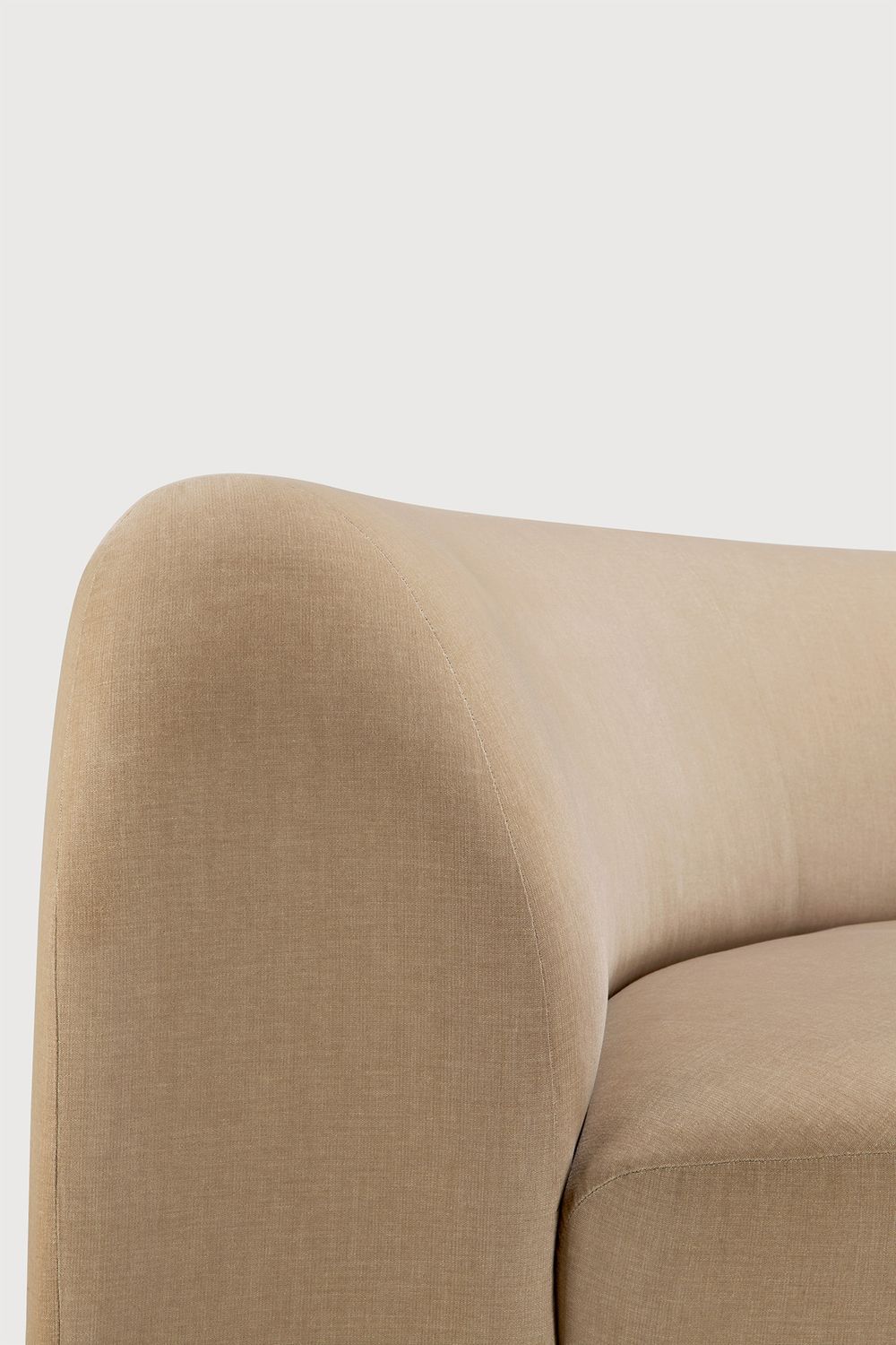 Ethnicraft - Bulky Modulsofa - Ecke 45 Grad, Light Sepia