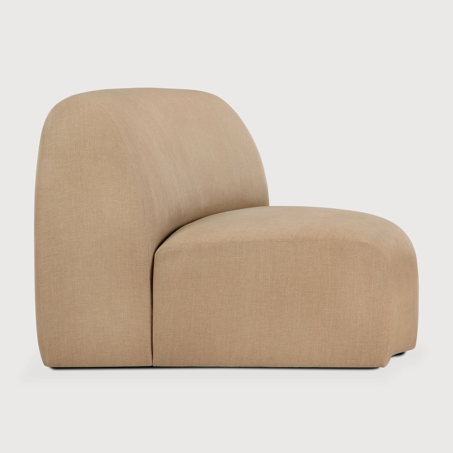 Ethnicraft - Bulky Modulsofa - Ecke 45 Grad, Light Sepia