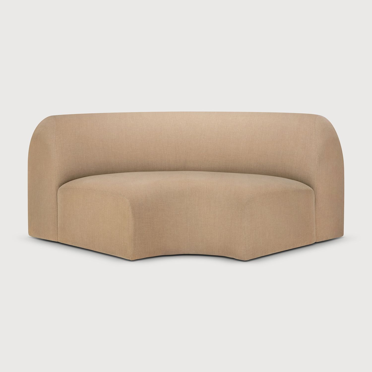 Ethnicraft - Bulky Modulsofa - Ecke 90 Grad, Light Sepia