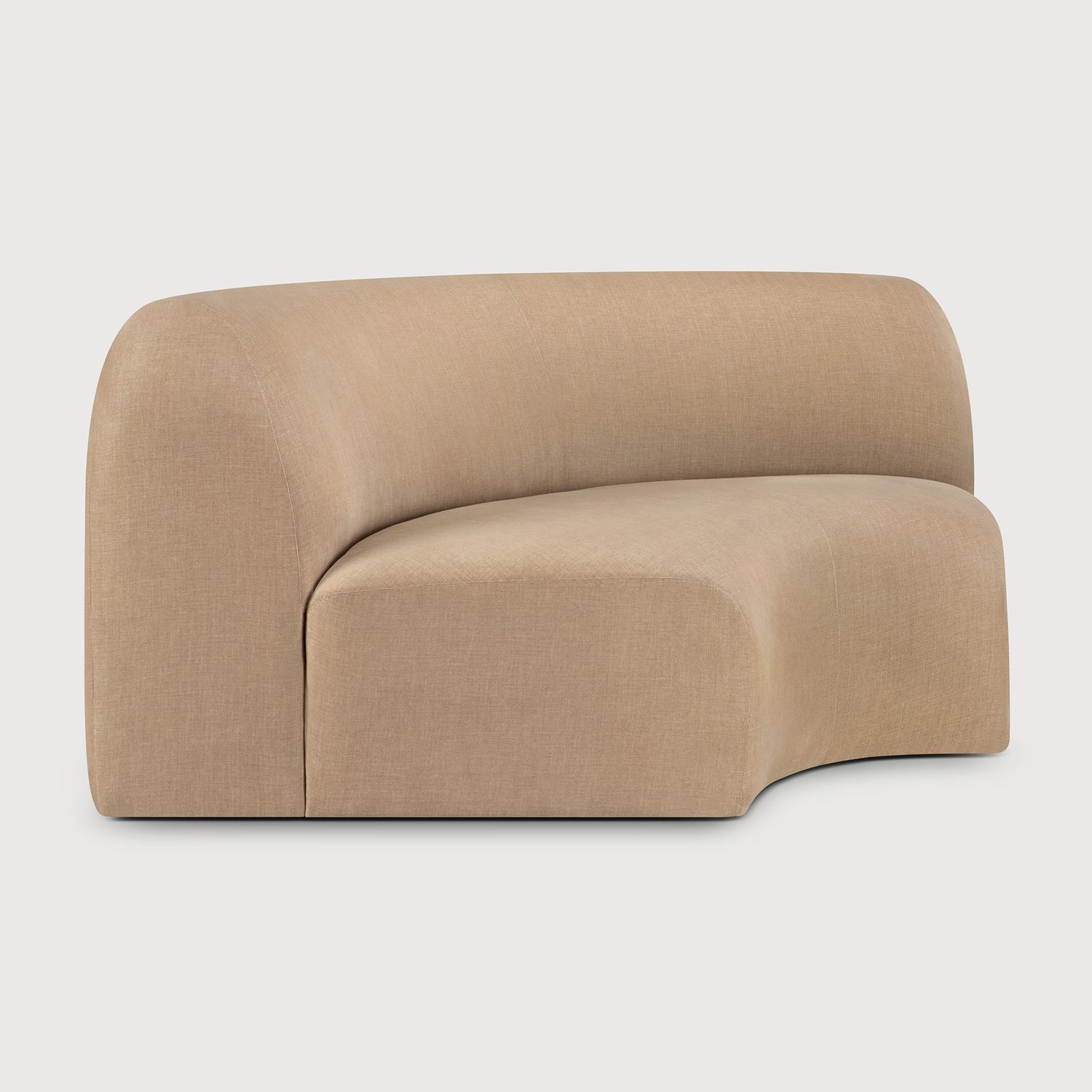 Ethnicraft - Bulky Modulsofa - Ecke 90 Grad, Light Sepia
