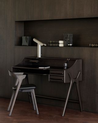 Ethnicraft - Flow Schreibtisch - rose braun