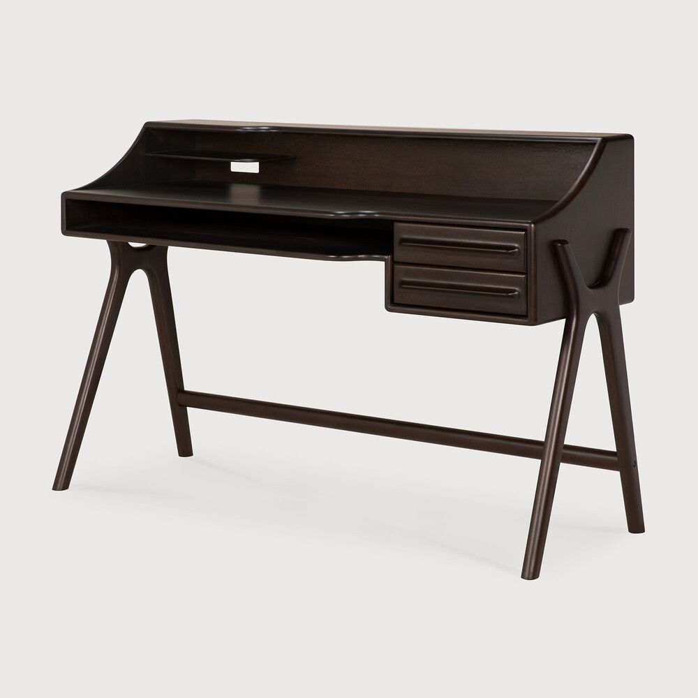 Ethnicraft - Flow Schreibtisch - rose braun