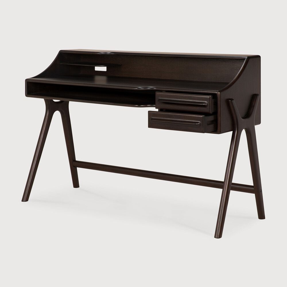 Ethnicraft - Flow Schreibtisch - rose braun