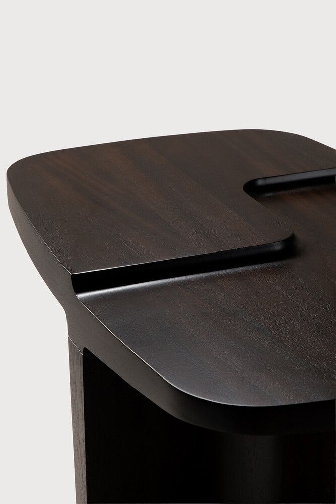 Ethnicraft - Brutalist Beistelltisch - Mahagoni