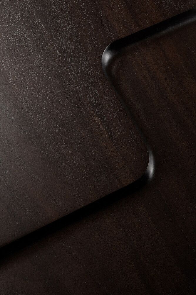 Ethnicraft - Brutalist Beistelltisch - Mahagoni