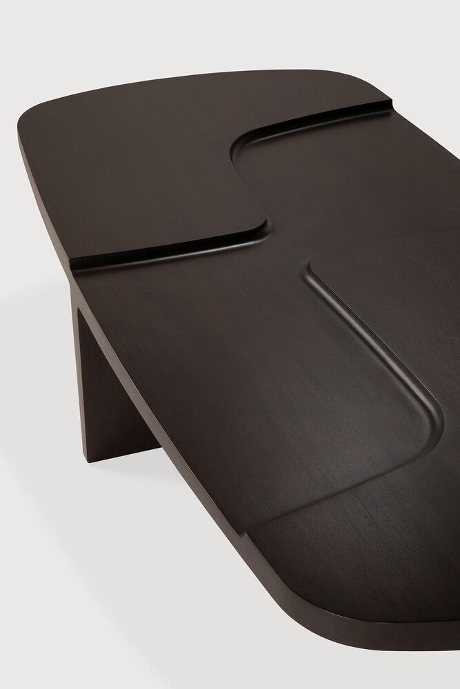 Ethnicraft - Brutalist Couchtisch - Mahagoni