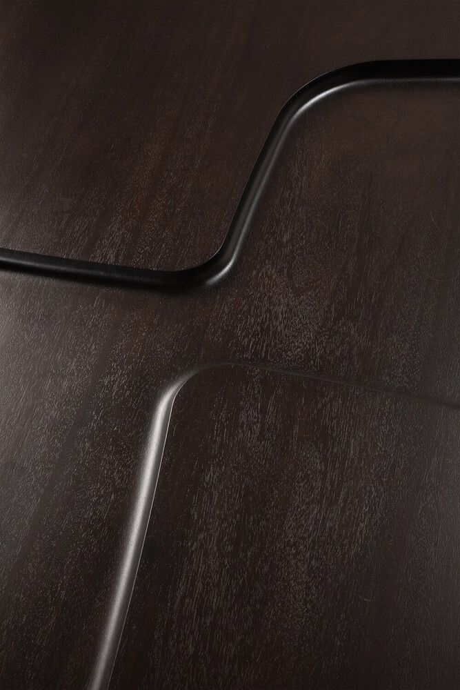 Ethnicraft - Brutalist Couchtisch - Mahagoni