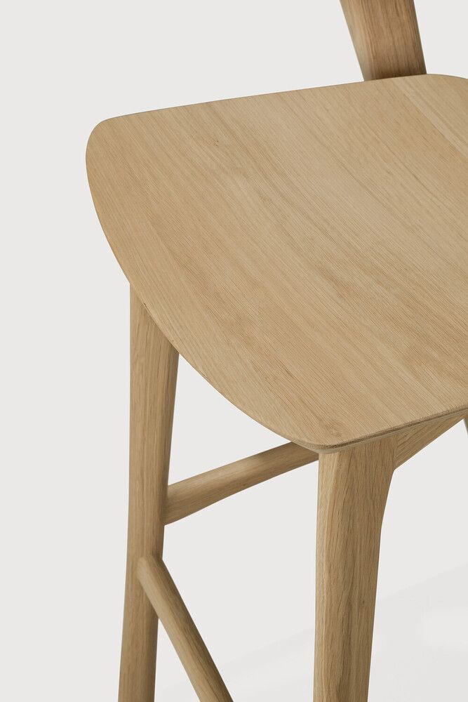 Ethnicraft - Bok Barhocker - lackierte Eiche