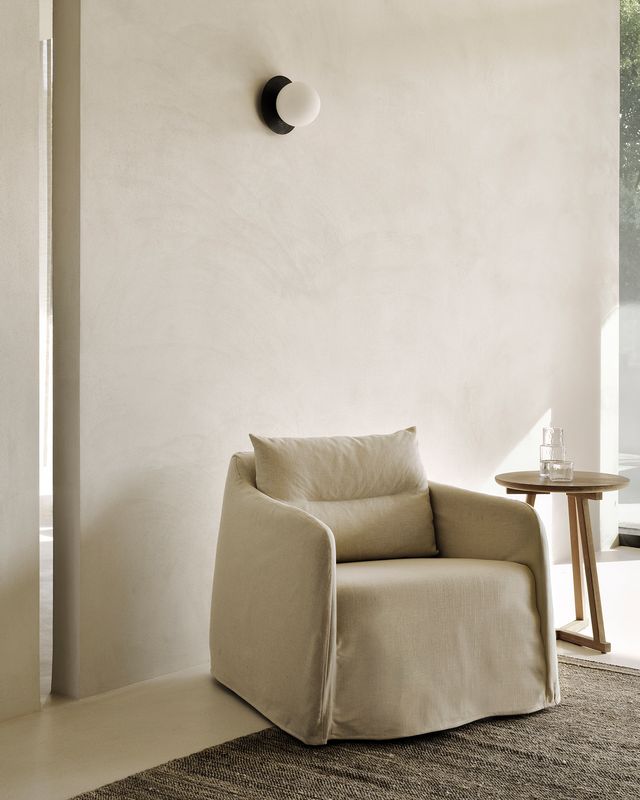 Ethnicraft - Weave Lounge Sessel - abnehmbarer Bezug