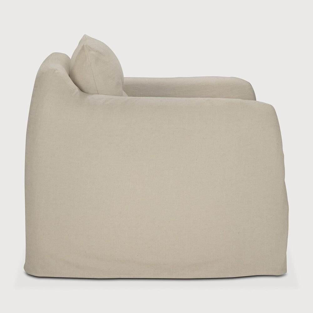 Ethnicraft - Weave Lounge Sessel - abnehmbarer Bezug