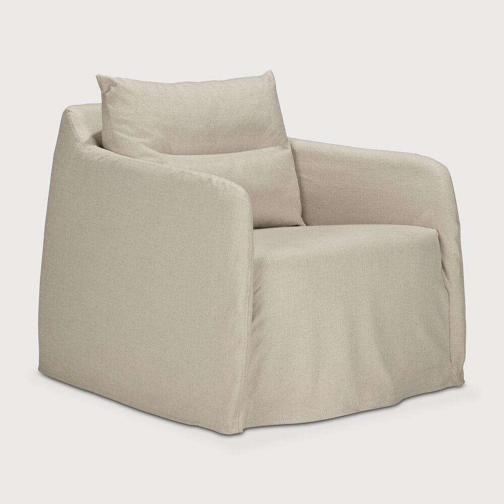 Ethnicraft - Weave Lounge Sessel - abnehmbarer Bezug