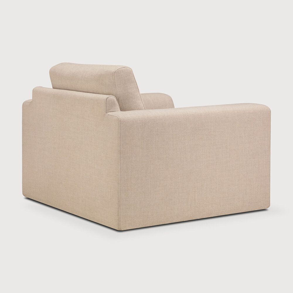 Ethnicraft - Ease Lounge Sessel - Leche Stoff