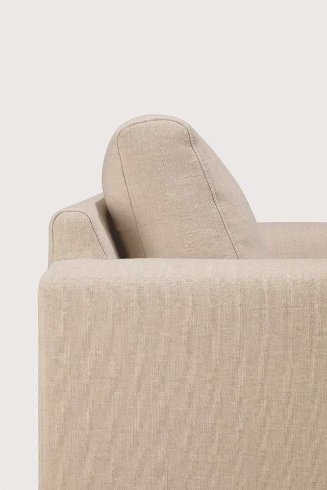 Ethnicraft - Ease Lounge Sessel - Leche Stoff