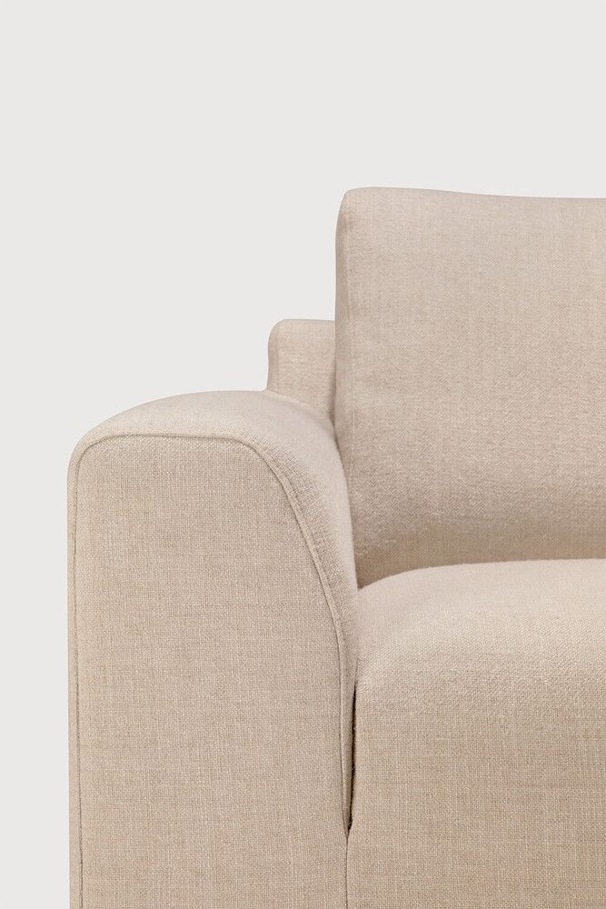 Ethnicraft - Ease Lounge Sessel - Leche Stoff