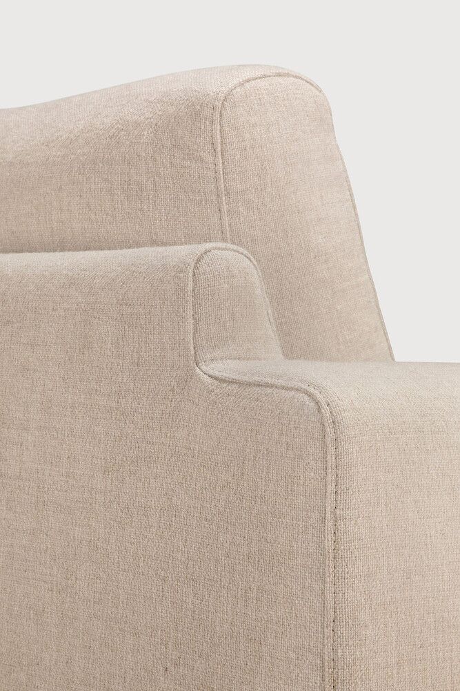 Ethnicraft - Ease Lounge Sessel - Leche Stoff
