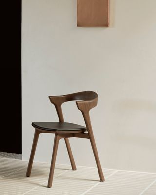Ethnicraft - Bok Stuhl - Teak - Black Leder