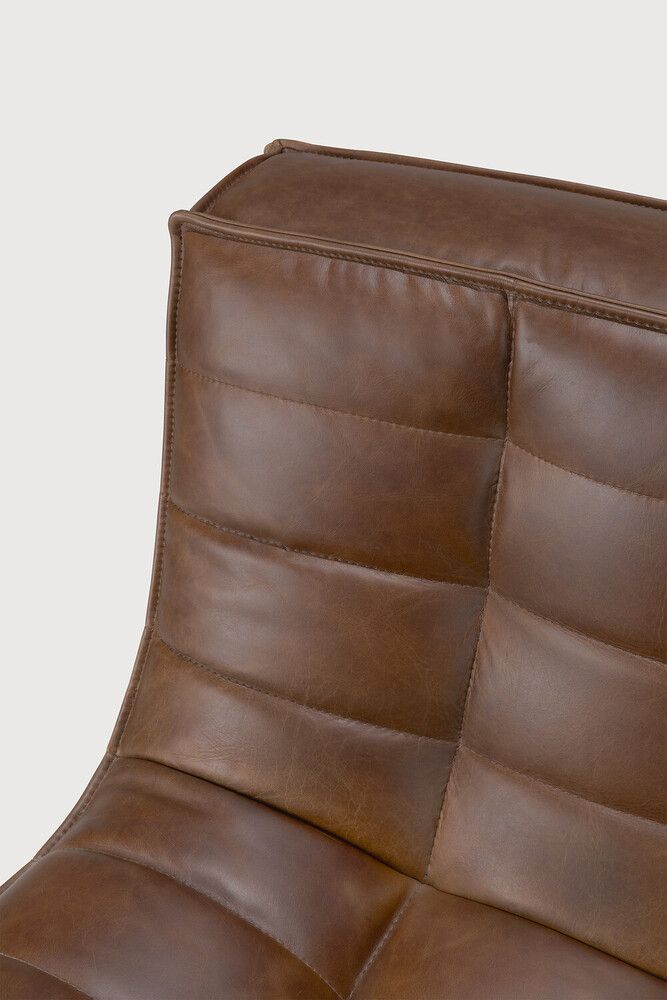 Ethnicraft - N701 Modulsofa - Leder - kastanie