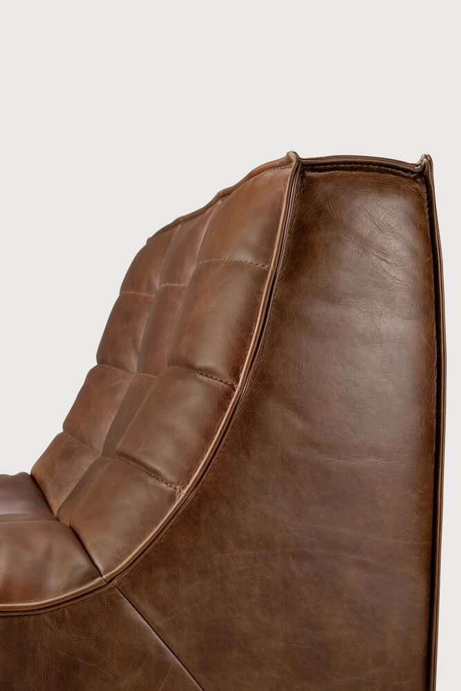Ethnicraft - N701 Modulsofa - Leder - kastanie