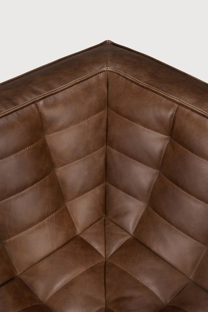 Ethnicraft - N701 Modulsofa - Leder - kastanie