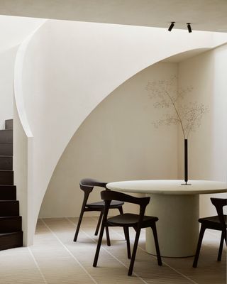 Ethnicraft - Elements Tisch - Microzement - rund