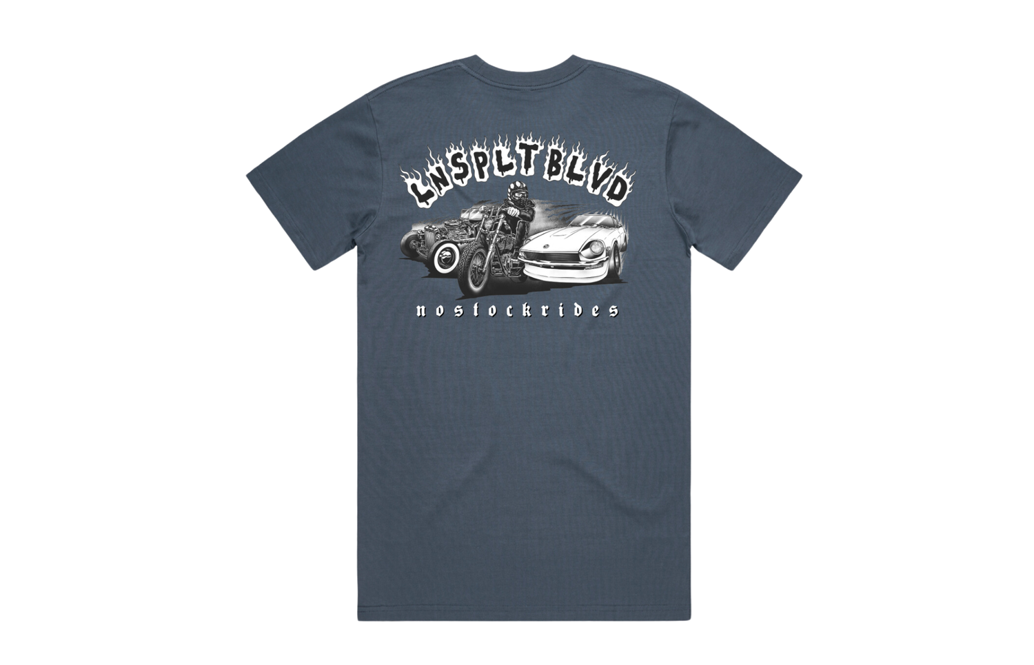 No Stock Rides (Petrol Blue)