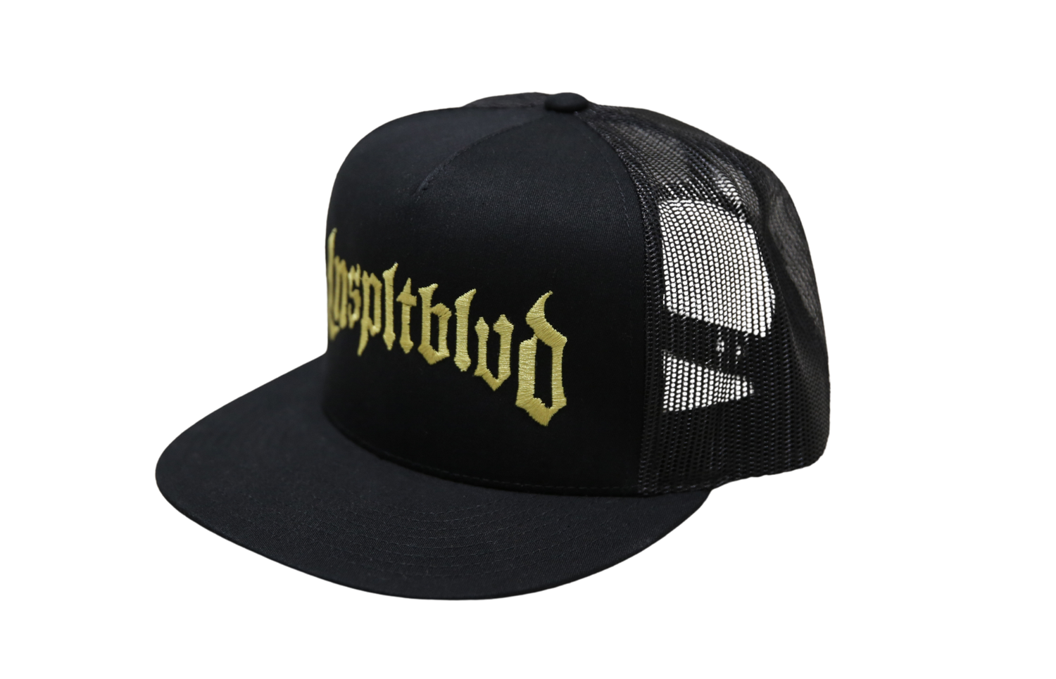 Gold LNSPLT Trucker Snapback