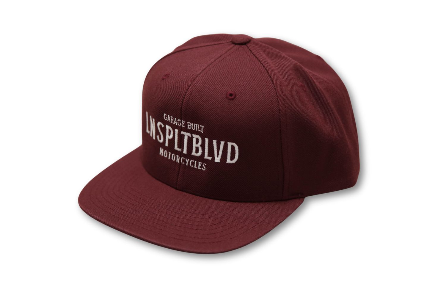 Garage Built Snapback (Maroon)