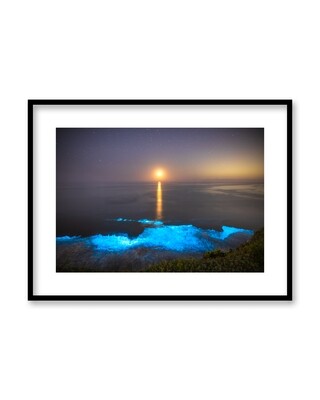 Signed Print | "Neon Waves Under the Moon"
