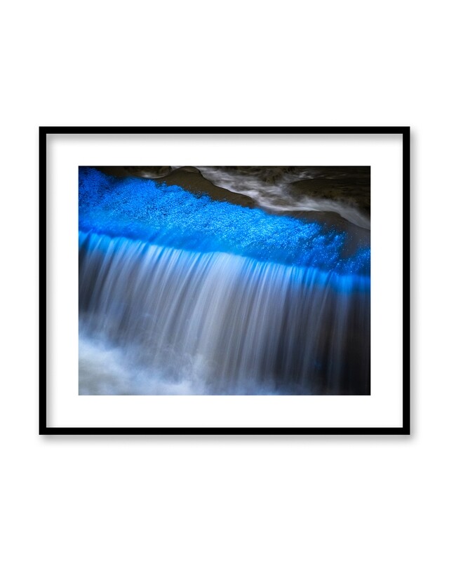 Signed Print | "Sparkling Blue Waterfall"